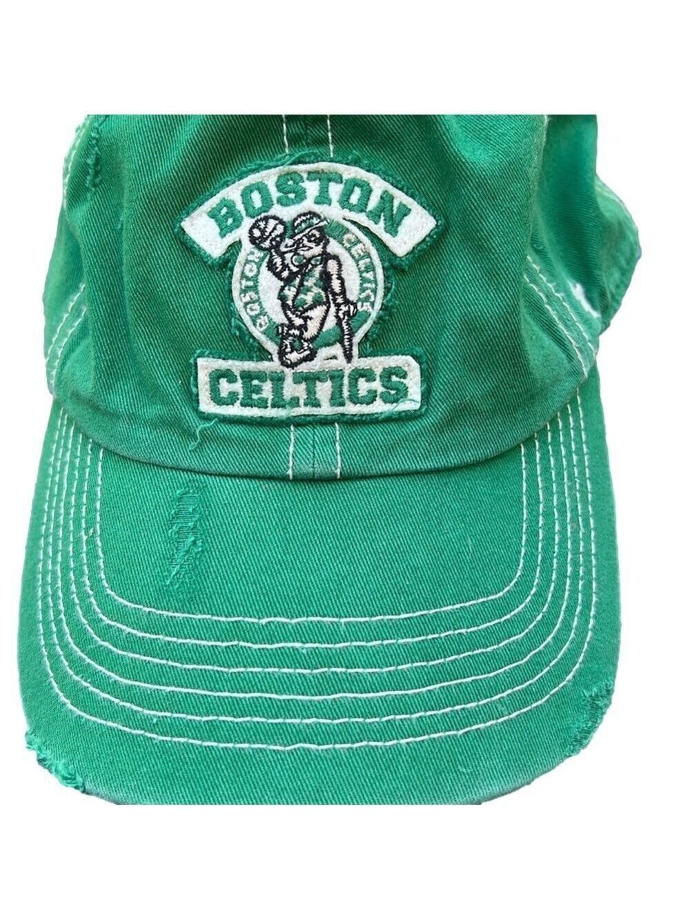 Vintage Boston Celtics Hat, Youth Size, Distressed, Hardwood Classics